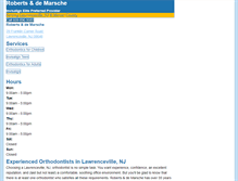 Tablet Screenshot of lawrencevilleorthodontist.com